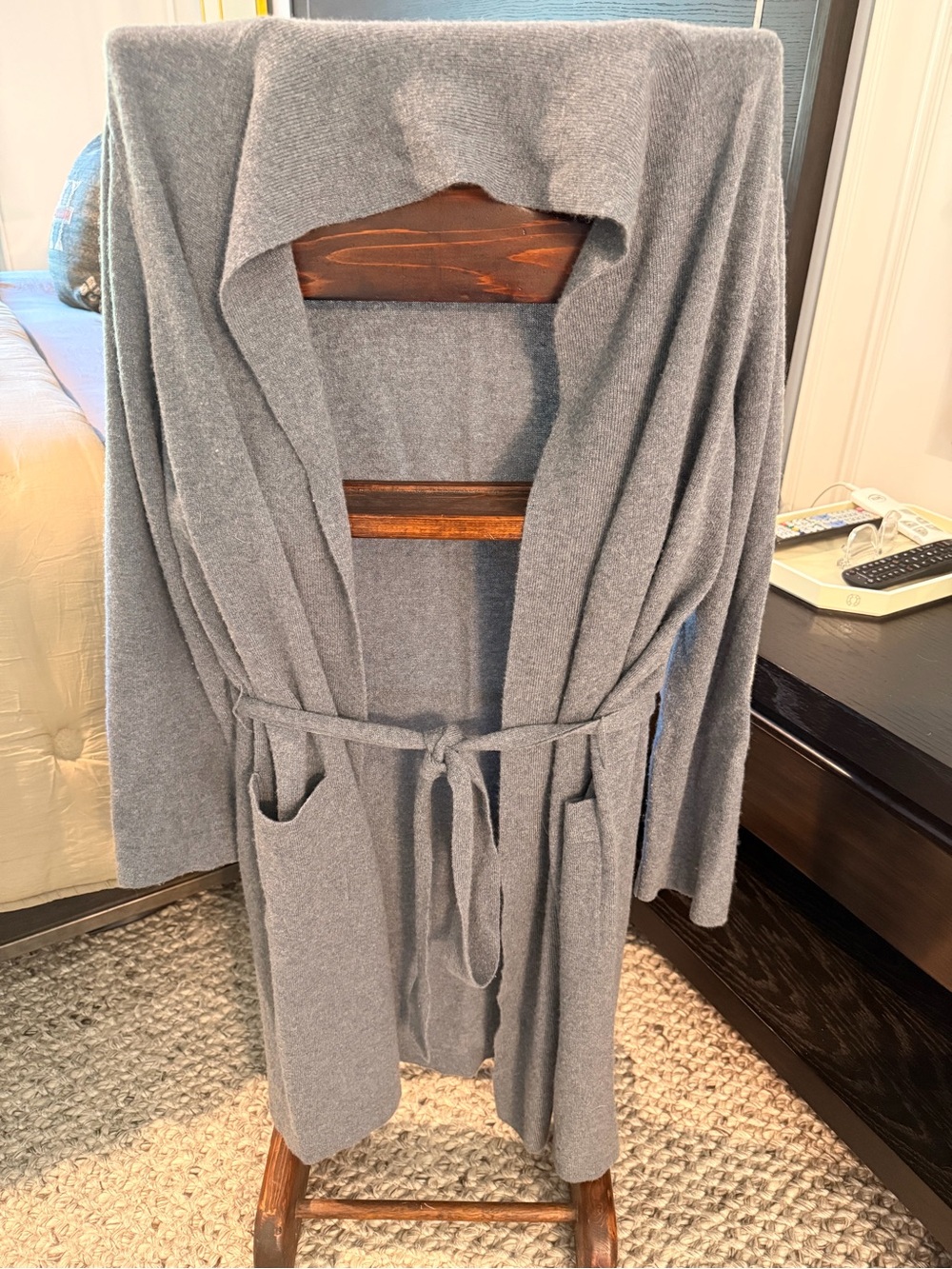 RESTORATION HARDWARE 100% CASHMERE LUXURY LOUNGE ROBE
